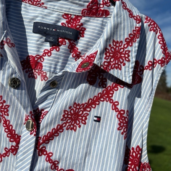 Tommy Hilfiger 100 cotton button front dress - Picture 3 of 6